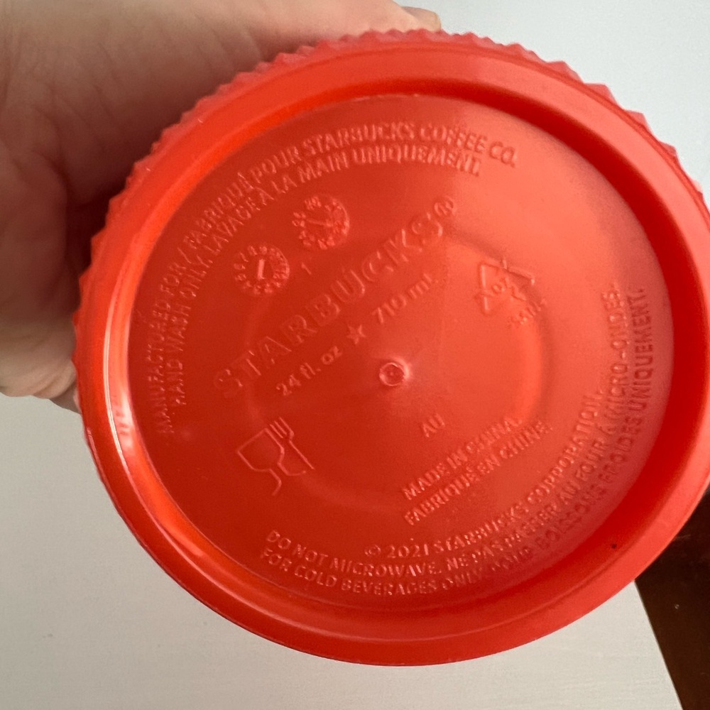 Starbucks Pearlized Orange Studded Venti Tumbler Fall 2022 - Picture 5 of 7